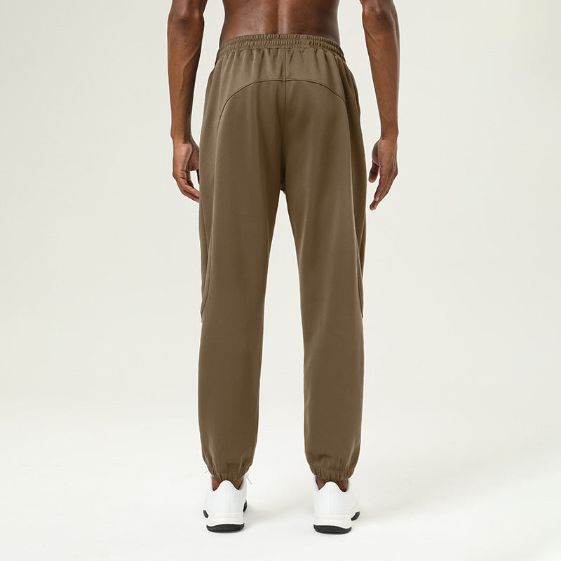 Mens Athletic Gym 93%polyester 7%spandex Pants SY-B65 print logo 6
