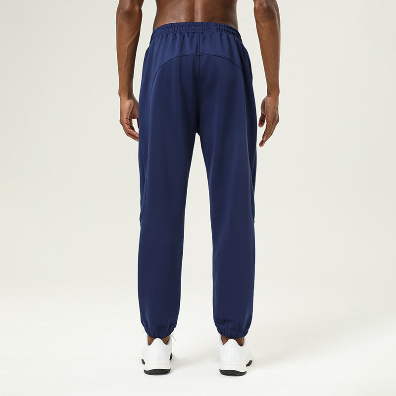 Mens Athletic Gym 93%polyester 7%spandex Pants SY-B65 print logo 9
