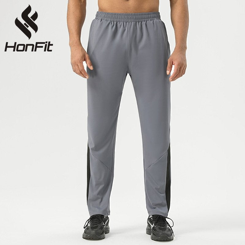 Mens Gym Sportswear 75%nylon 25%spandex Pants SY-B67 print logo 9