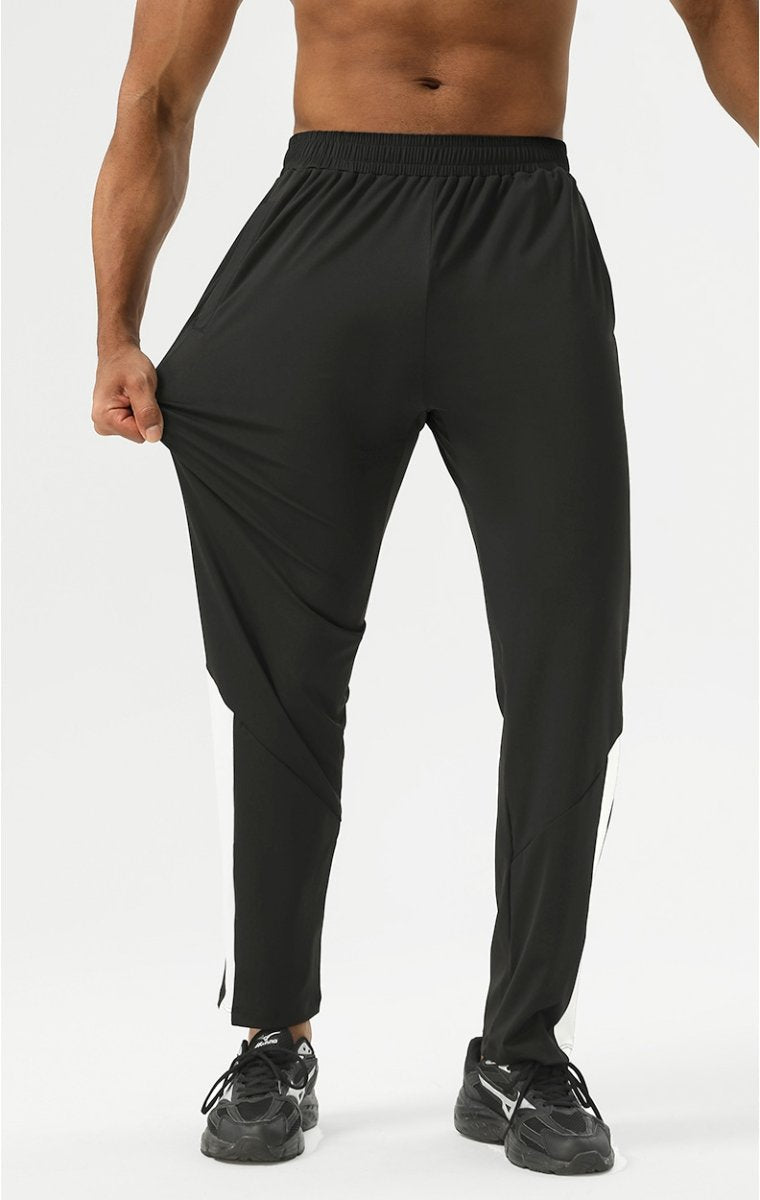 Mens Gym Sportswear 75%nylon 25%spandex Pants SY-B67 print logo 13