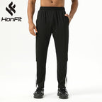 Mens Gym Sportswear 75%nylon 25%spandex Pants SY-B67 print logo 8