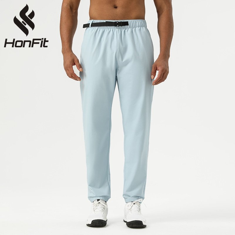 Mens Athletic Joggers 88%polyester 12%spandex Pants SY-B69 print logo 10