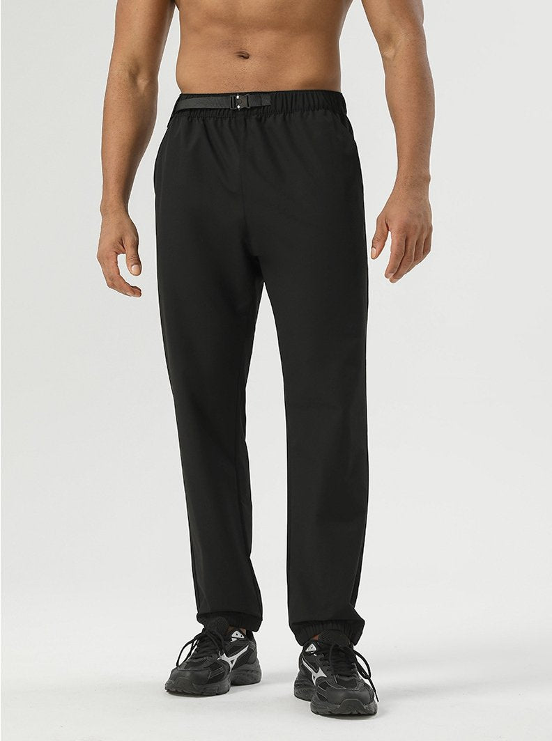 Mens Athletic Joggers 88%polyester 12%spandex Pants SY-B69 print logo 14
