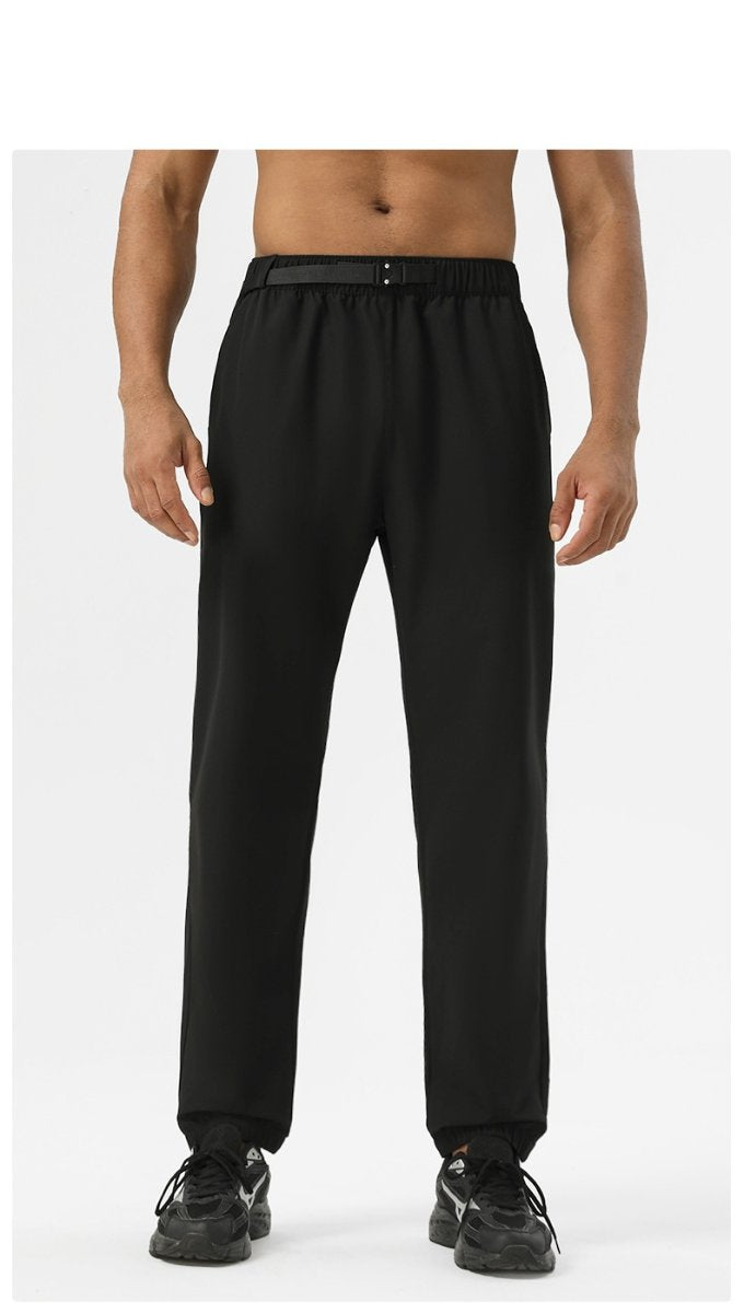 Mens Athletic Joggers 88%polyester 12%spandex Pants SY-B69 print logo 17