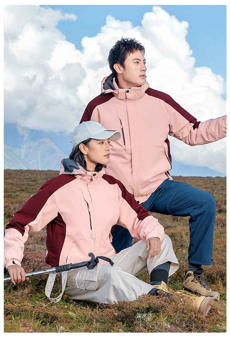 Mens Hiking Windbreaker 100%polyester Jacket SY-CX8808 print logo 24