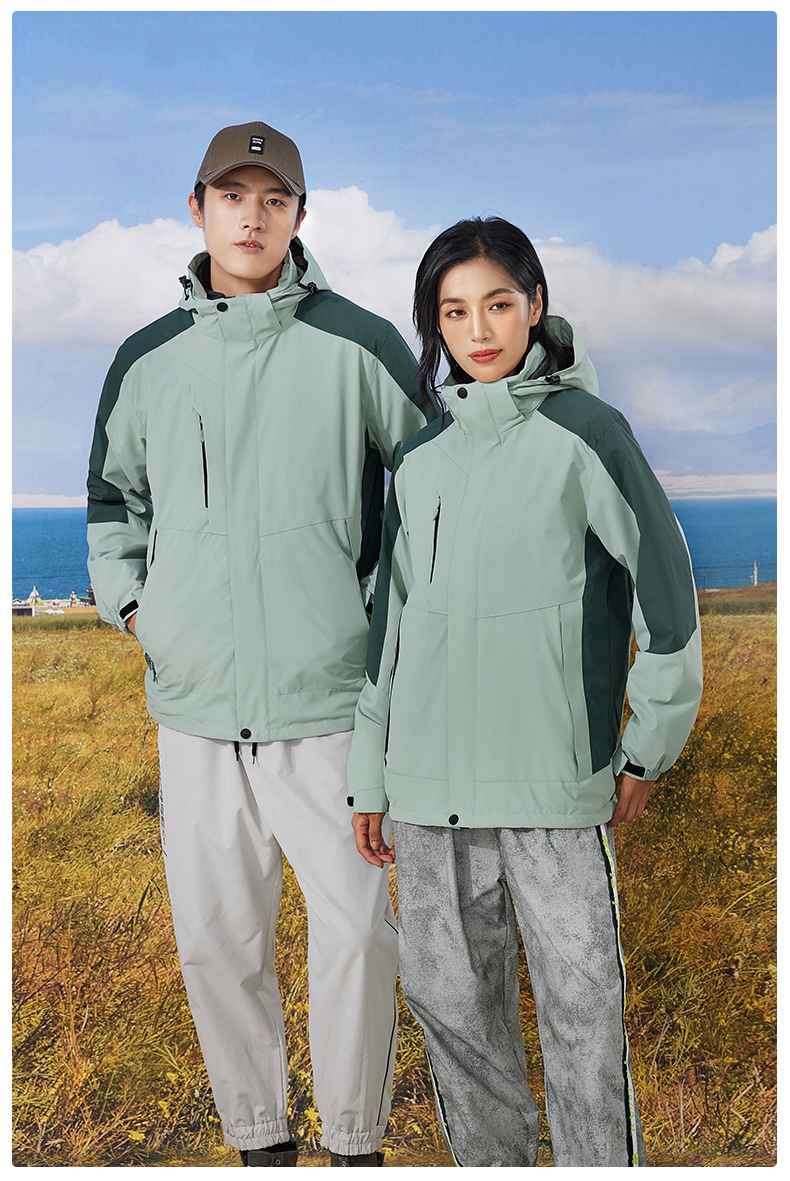Mens Hiking Windbreaker 100%polyester Jacket SY-CX8808 print logo 27