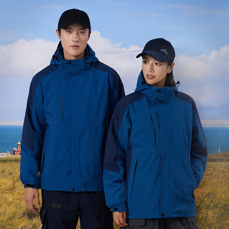 Mens Hiking Windbreaker 100%polyester Jacket SY-CX8808 print logo 8