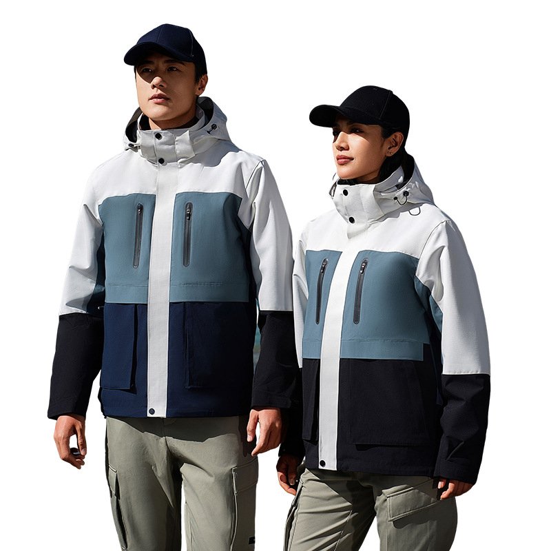 Mens Hiking Waterproof 100%polyester Jacket SY-CX9902 print logo 10