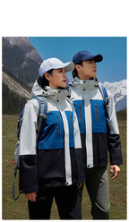 Mens Hiking Waterproof 100%polyester Jacket SY-CX9902 print logo 20