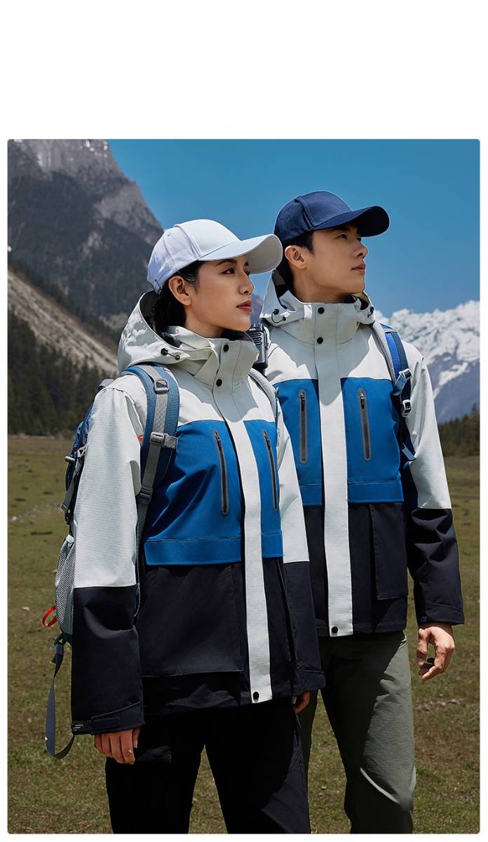 Mens Hiking Waterproof 100%polyester Jacket SY-CX9902 print logo 20