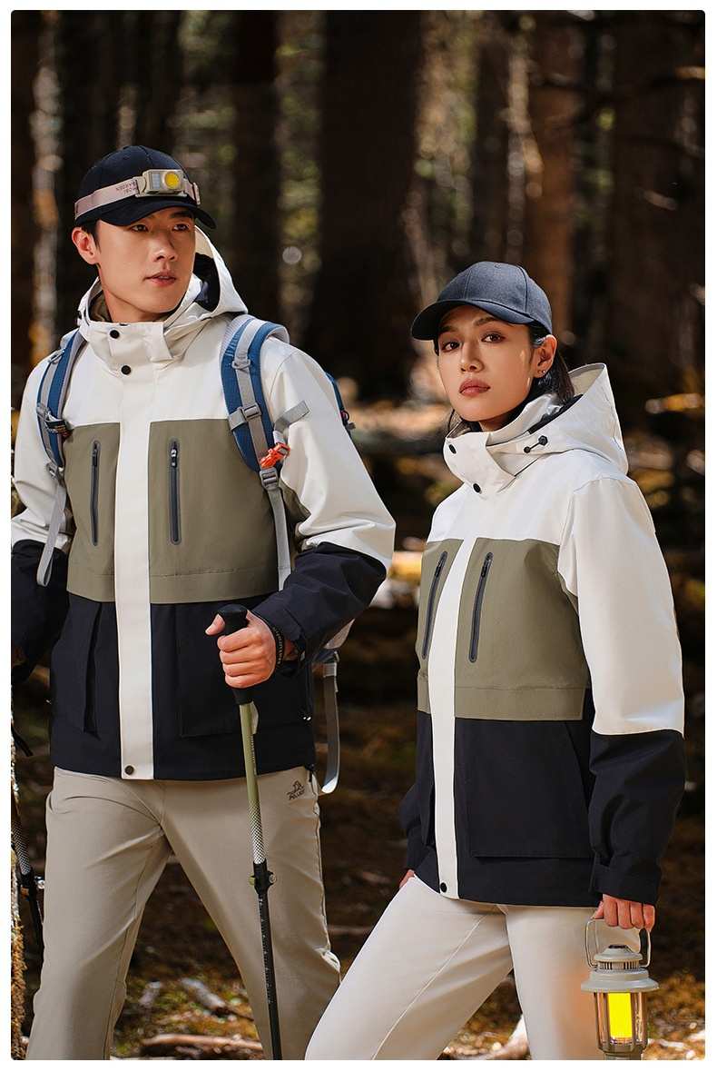 Mens Hiking Waterproof 100%polyester Jacket SY-CX9902 print logo 22