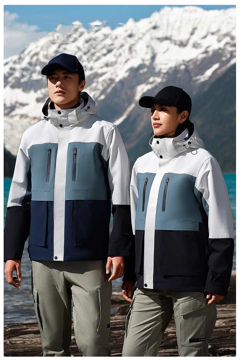 Mens Hiking Waterproof 100%polyester Jacket SY-CX9902 print logo 23