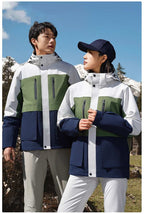 Mens Hiking Waterproof 100%polyester Jacket SY-CX9902 print logo 24