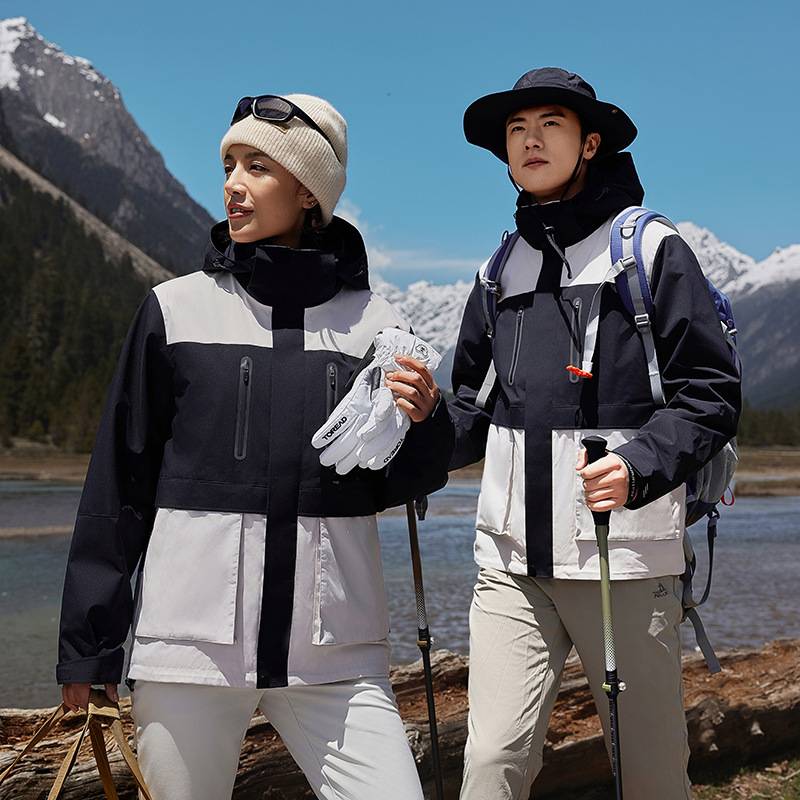 Mens Hiking Waterproof 100%polyester Jacket SY-CX9902 print logo 3