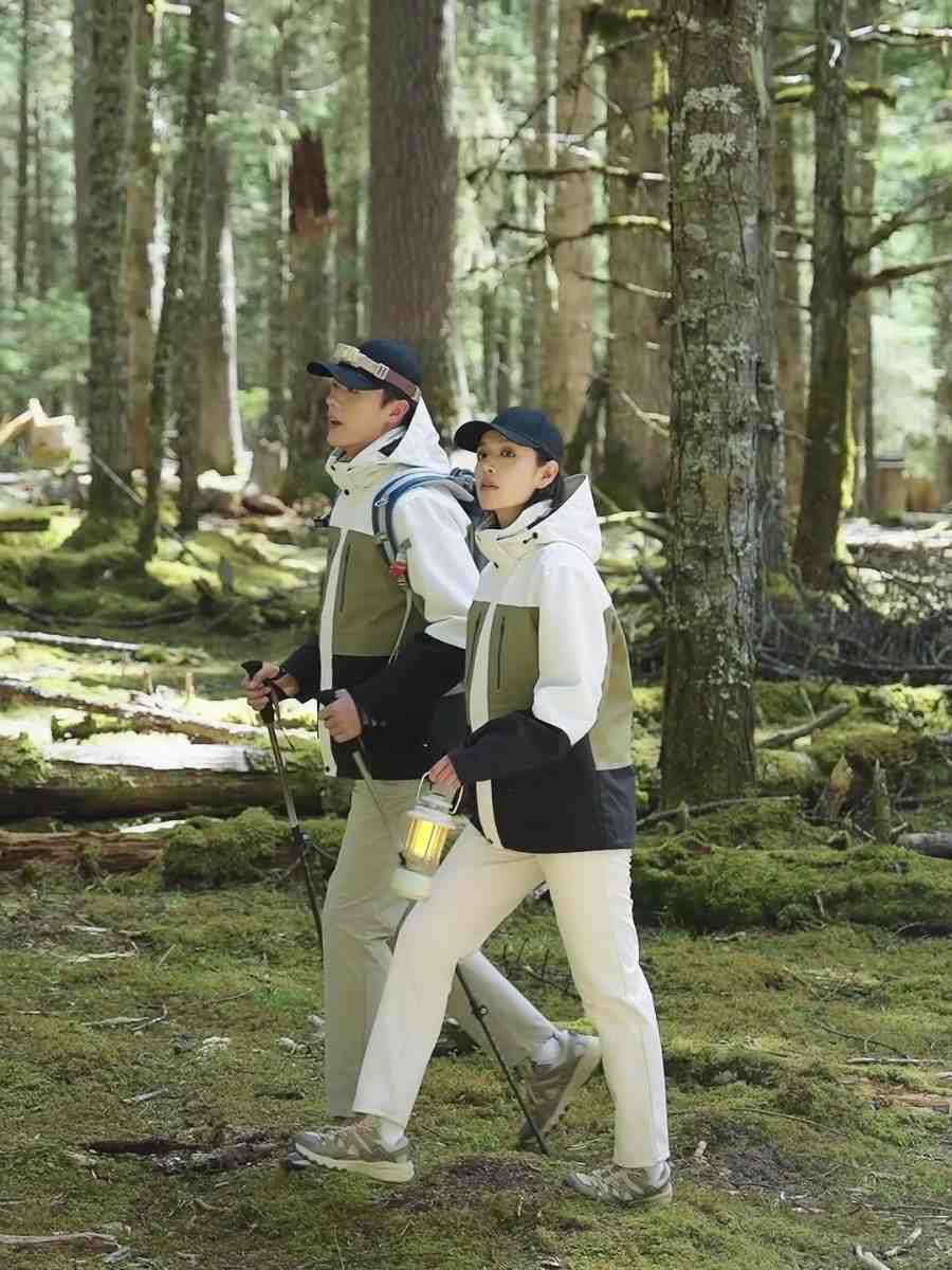 Mens Hiking Waterproof 100%polyester Jacket SY-CX9902 print logo 8