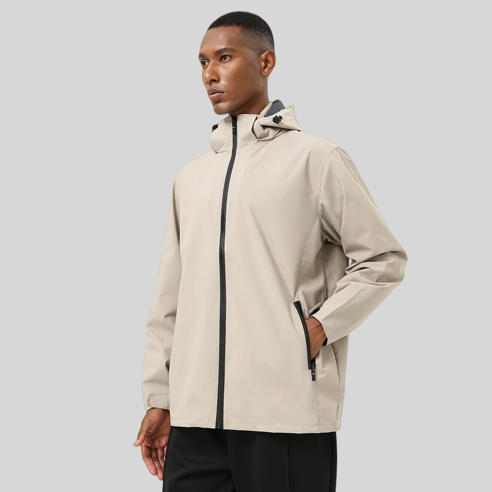 Mens Outdoor Running 100%polyester Jacket SY-JK031 print logo 1