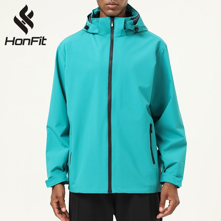 Mens Outdoor Running 100%polyester Jacket SY-JK031 print logo 14