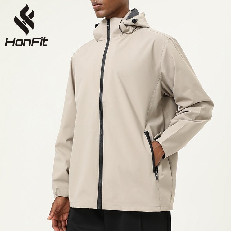 Mens Outdoor Running 100%polyester Jacket SY-JK031 print logo 16