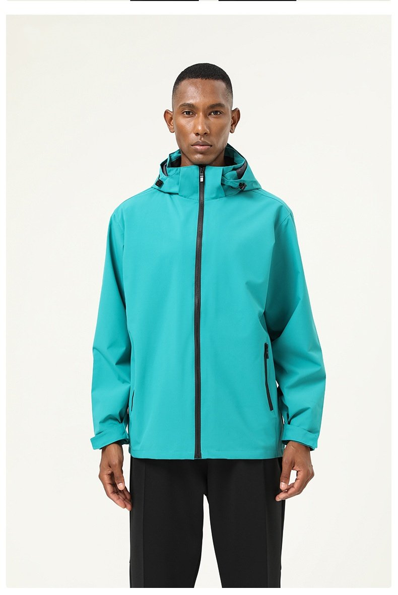 Mens Outdoor Running 100%polyester Jacket SY-JK031 print logo 27