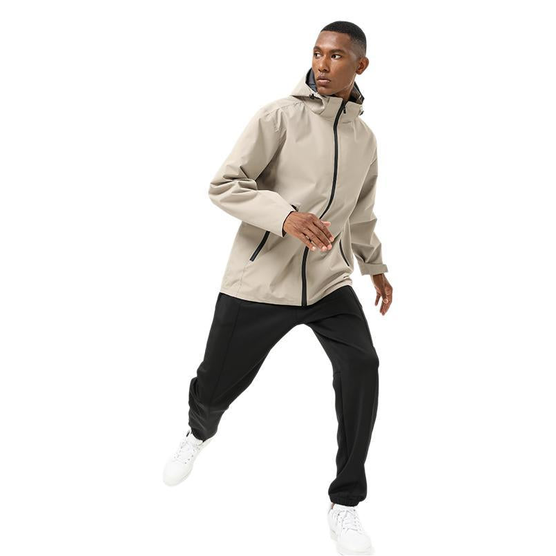 Mens Outdoor Running 100%polyester Jacket SY-JK031 print logo 8