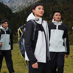 Mens Sports Hiking 100%polyester Jacket SY-JK2403 print logo 2