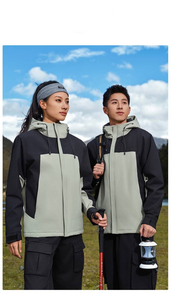 Mens Sports Hiking 100%polyester Jacket SY-JK2403 print logo 20