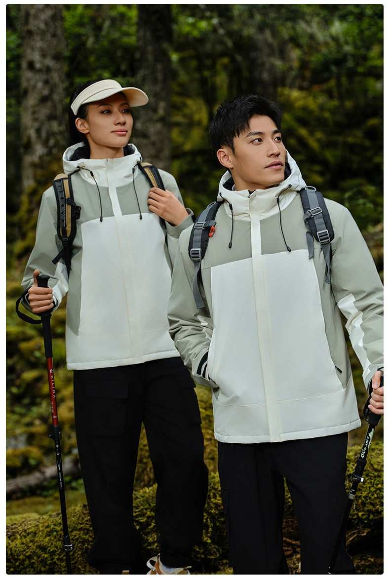 Mens Sports Hiking 100%polyester Jacket SY-JK2403 print logo 25