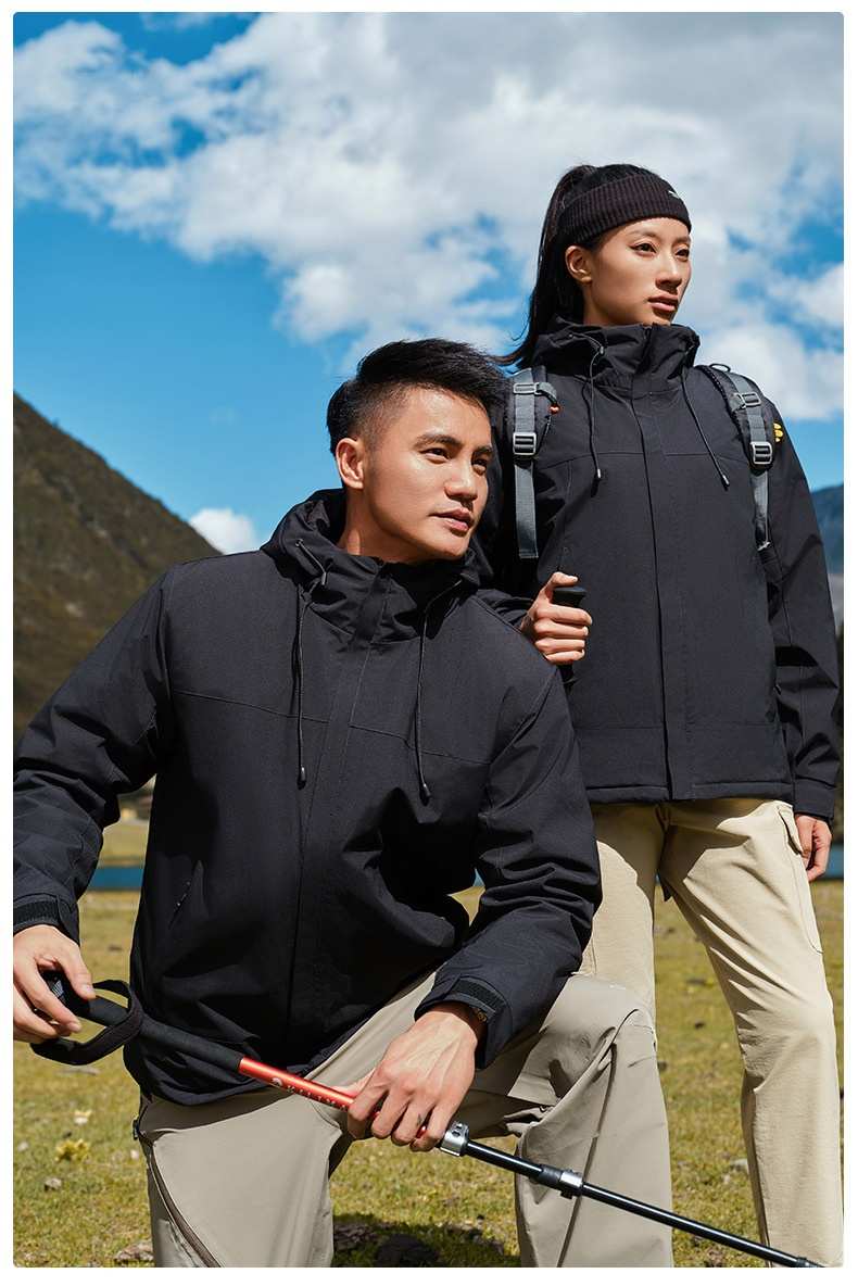 Mens Sports Hiking 100%polyester Jacket SY-JK2403 print logo 26