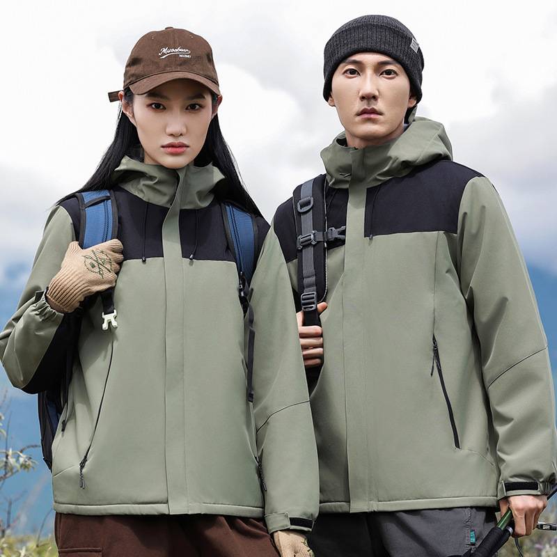 Mens Waterpoof Hiking 100%polyester Jacket SY-JK7716 print logo 10