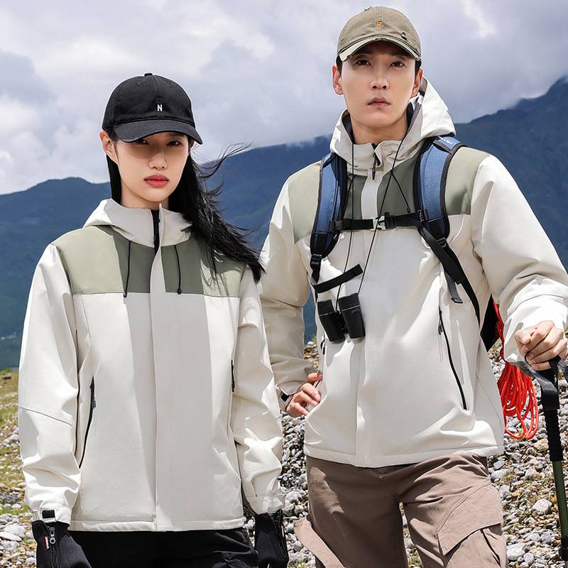 Mens Waterpoof Hiking 100%polyester Jacket SY-JK7716 print logo 16