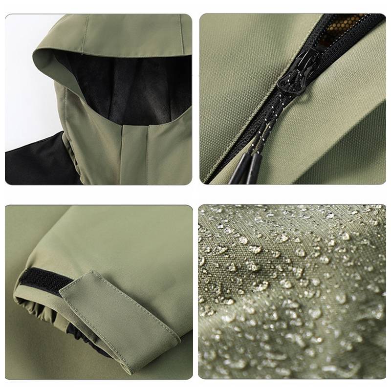Mens Waterpoof Hiking 100%polyester Jacket SY-JK7716 print logo 17