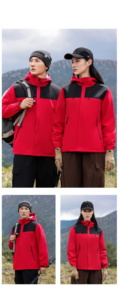 Mens Waterpoof Hiking 100%polyester Jacket SY-JK7716 print logo 23