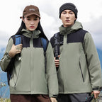 Mens Waterpoof Hiking 100%polyester Jacket SY-JK7716 print logo 7