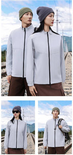 Mens Activewear Hiking 100%polyester Jacket SY-JK7717 print logo 22