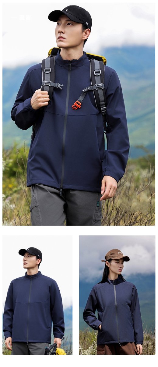 Mens Activewear Hiking 100%polyester Jacket SY-JK7717 print logo 25