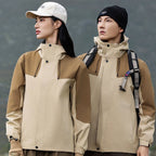 Mens Outdoor Hiking 100%polyester Jacket SY-JK7718 print logo 2