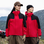 Mens Outdoor Hiking 100%polyester Jacket SY-JK7718 print logo 19