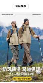 Mens Outdoor Hiking 100%polyester Jacket SY-JK7718 print logo 24