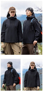Mens Outdoor Hiking 100%polyester Jacket SY-JK7718 print logo 29