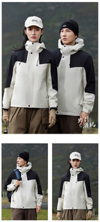 Mens Outdoor Hiking 100%polyester Jacket SY-JK7718 print logo 30