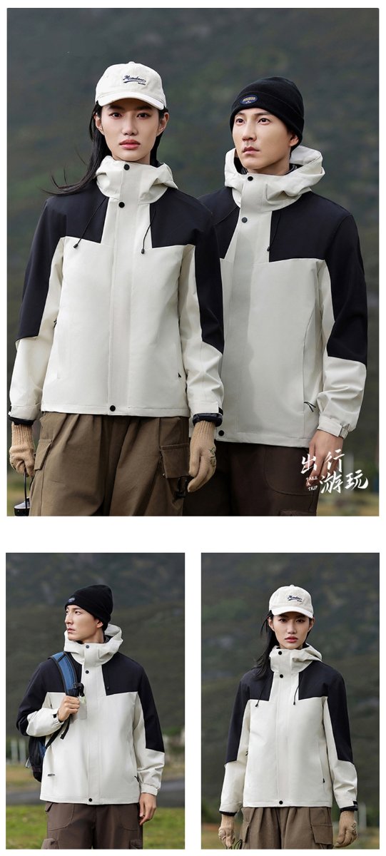 Mens Outdoor Hiking 100%polyester Jacket SY-JK7718 print logo 30