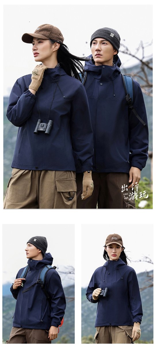 Mens Outdoor Hiking 100%polyester Jacket SY-JK7718 print logo 31