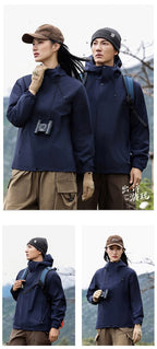 Mens Outdoor Hiking 100%polyester Jacket SY-JK7718 print logo 31