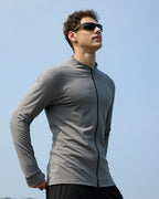 Mens Sports Activewear 93%polyester 7%spandex Jacket  SY-JK9877 print logo 13