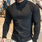 Mens Fitness Activewear 79%polyester 21%spandex Jacket SY-JK9883 print logo 17