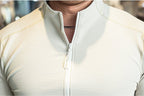 Mens Fitness Activewear 79%polyester 21%spandex Jacket SY-JK9883 print logo 30