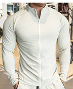 Mens Fitness Activewear 79%polyester 21%spandex Jacket SY-JK9883 print logo 3