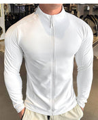 Mens Fitness Activewear 79%polyester 21%spandex Jacket SY-JK9883 print logo 28