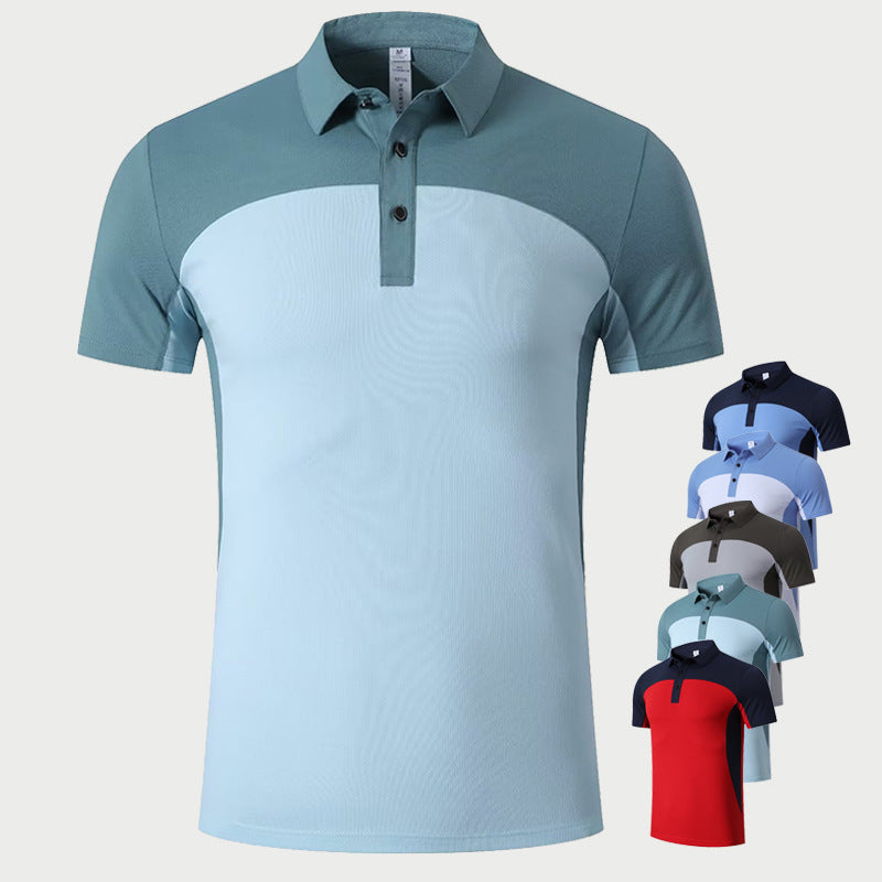 Mens Sports Workout 100% polyester Polo Shirt SY-R321 print logo 1