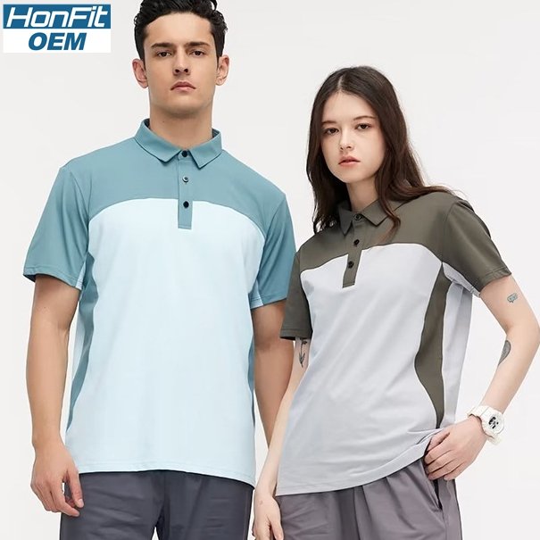 Mens Sports Workout 100% polyester Polo Shirt SY-R321 print logo 9